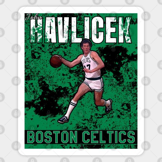 John Havlicek | Boston Celtics Magnet by Aloenalone